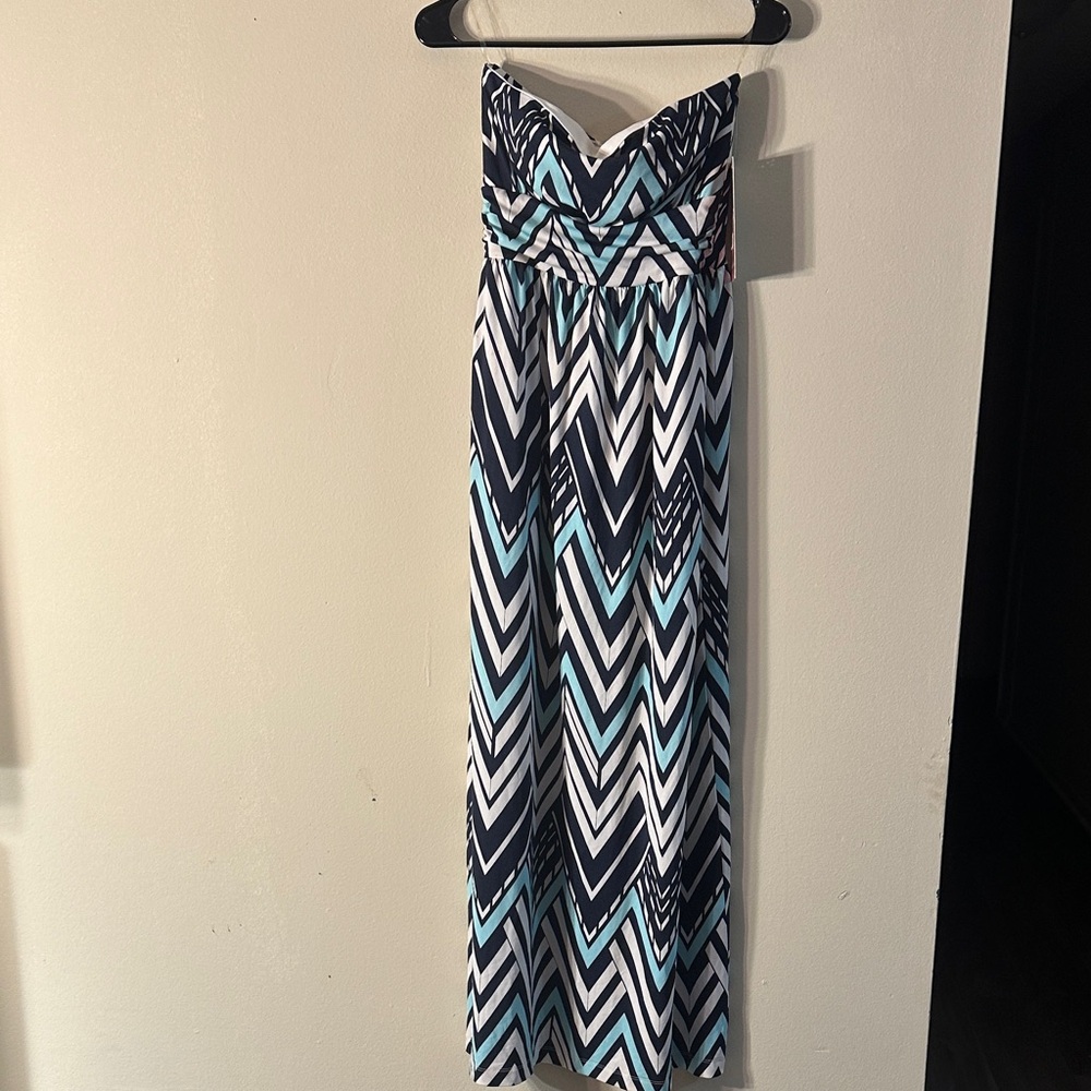 New Strapless Maxi Dress